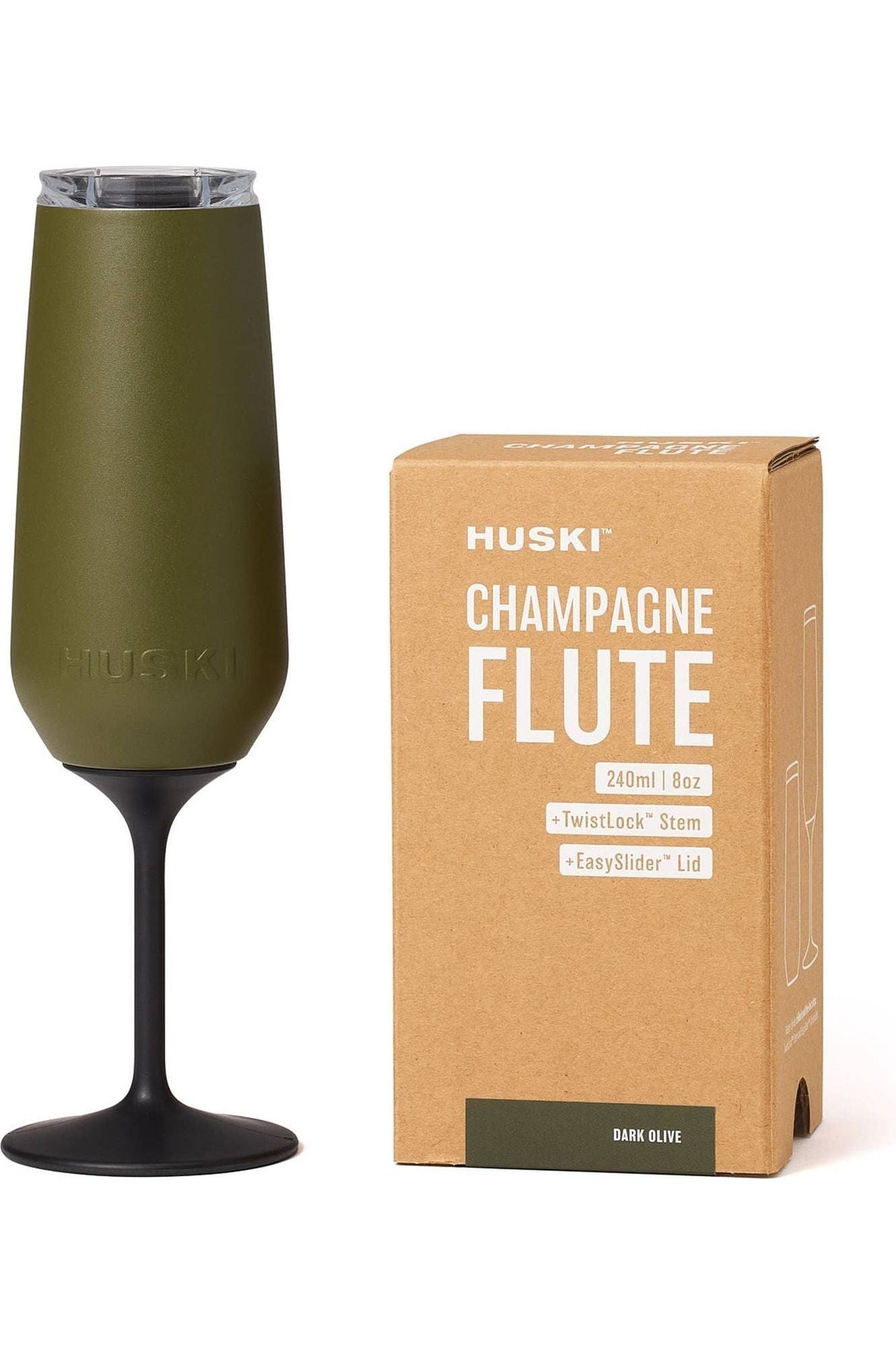 Huski Champagne Flute - Dark Olive (Limited Release)