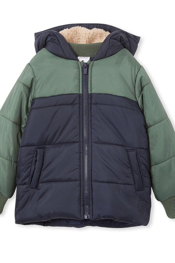 Panel Puffer Jacket