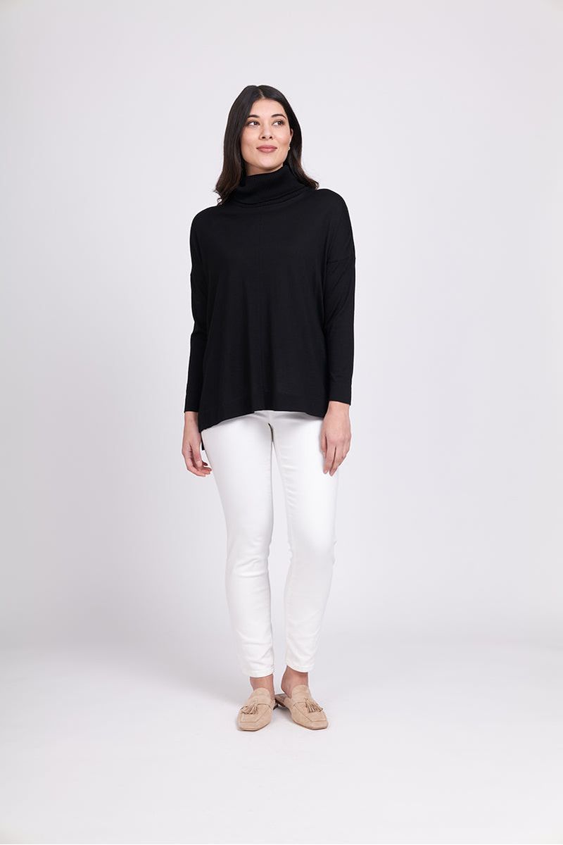 FUNNEL OF LOVE SWEATER - BLACK