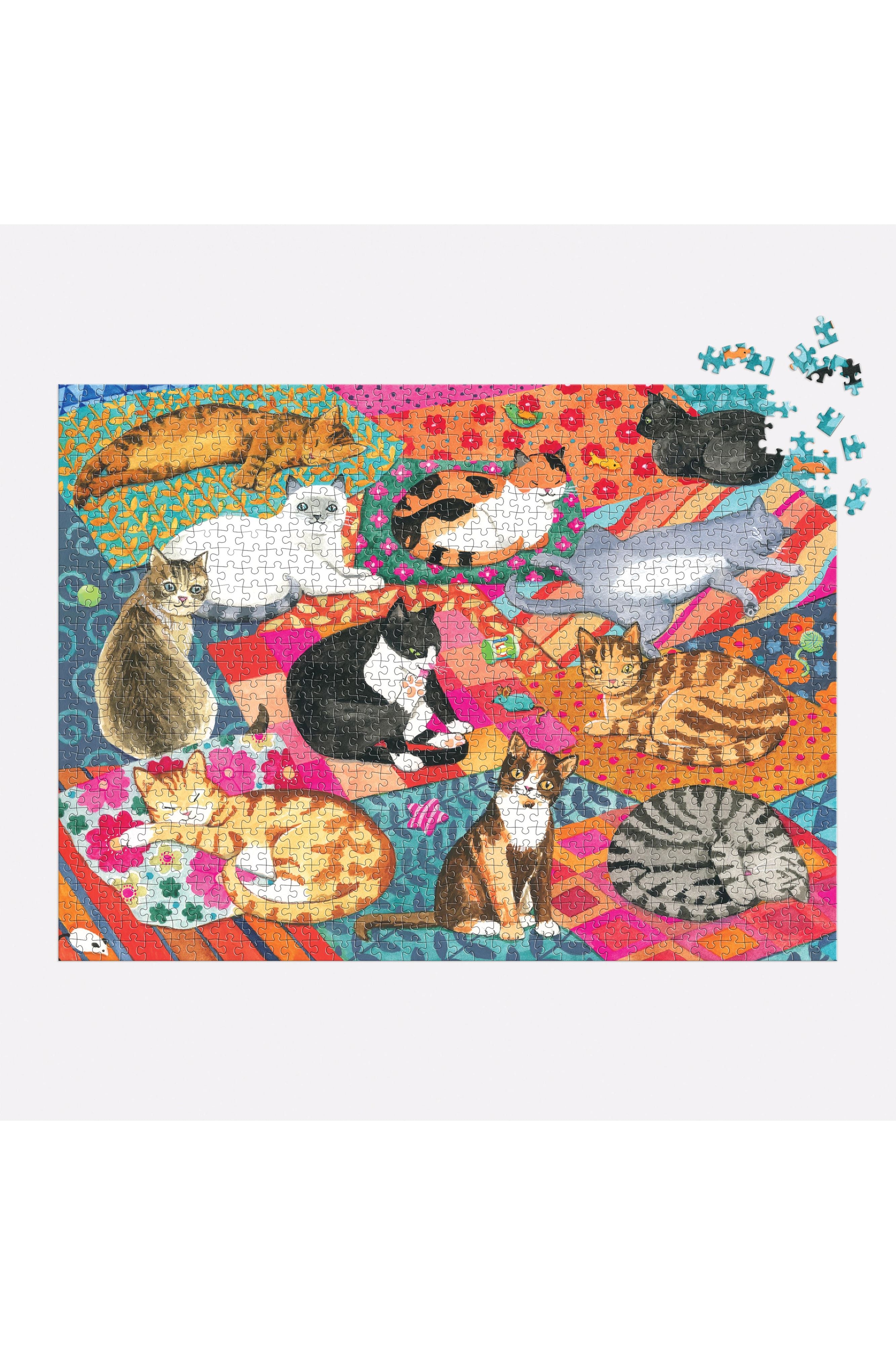 Lounging Cats Puzzle - ­1000pc