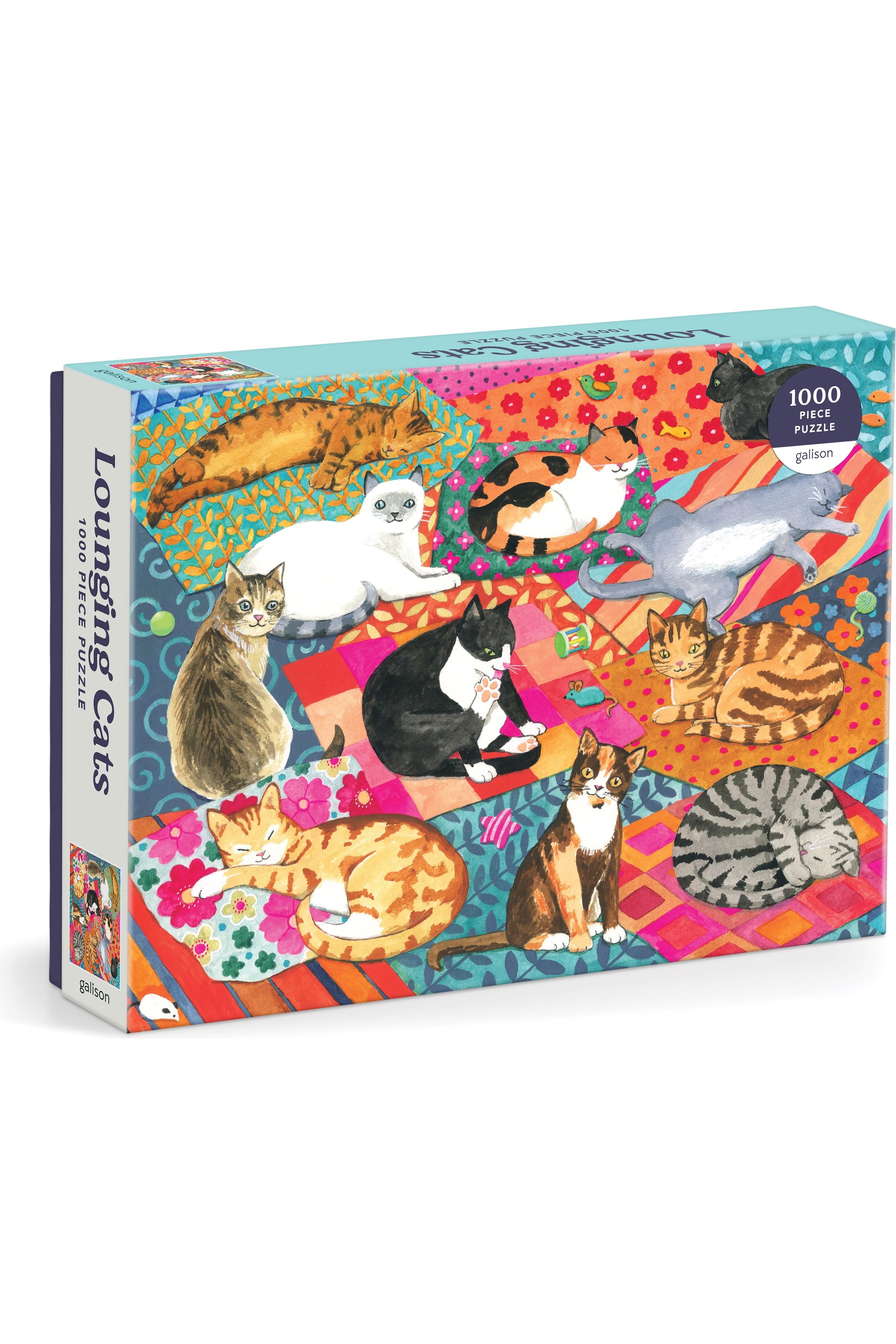 Lounging Cats Puzzle - ­1000pc