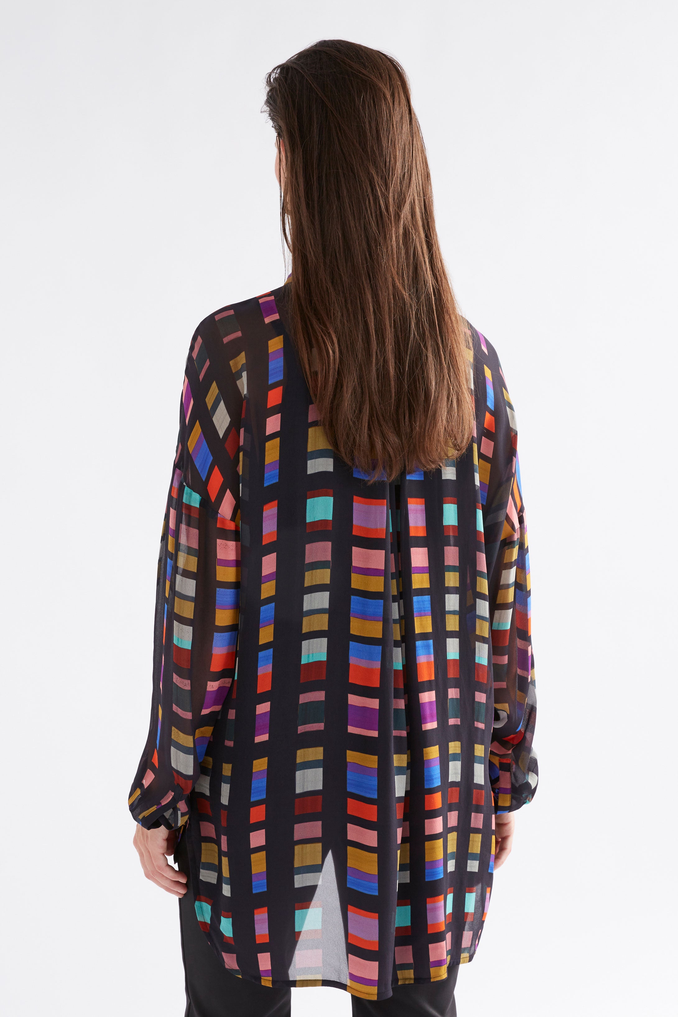 EIR SHEER SHIRT - Tessela Print