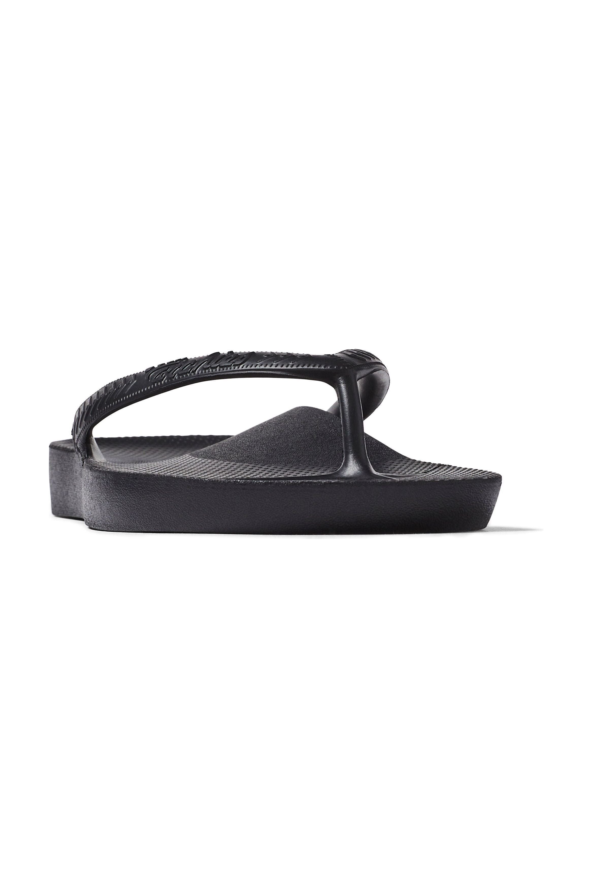 Archies Arch Support Thongs - - Kids -Black