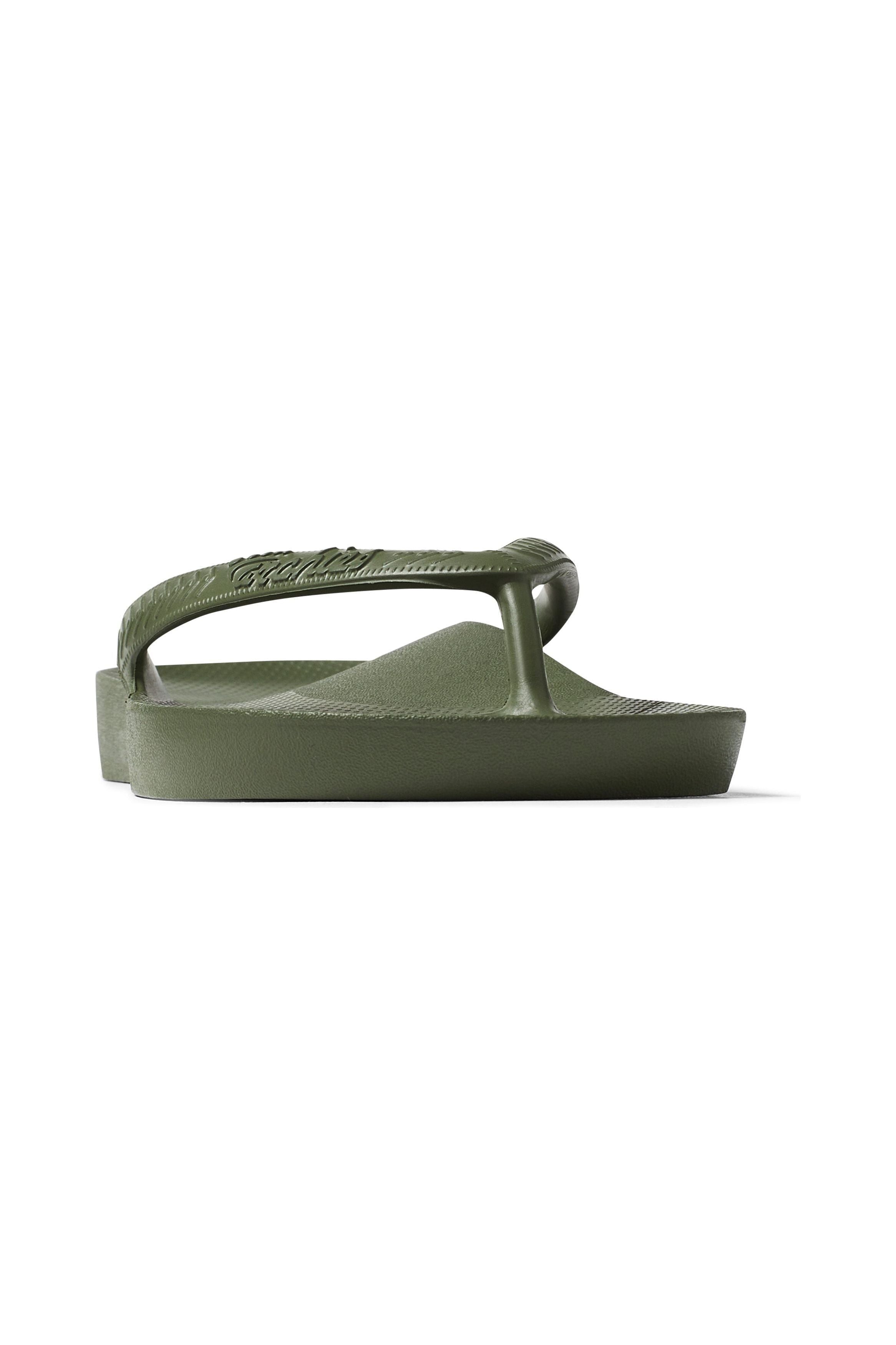 Archies Arch Support Thongs - Khaki