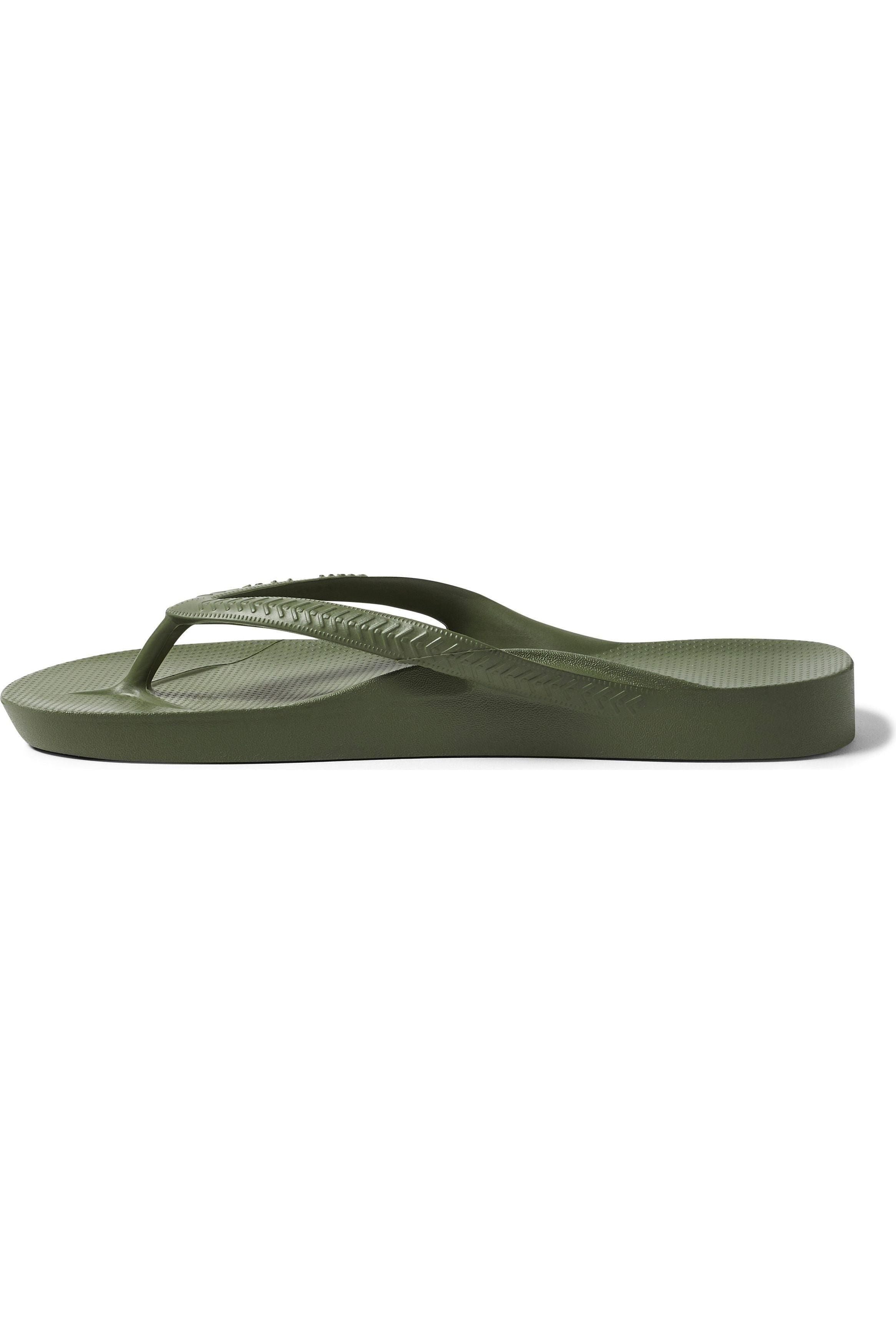 Archies Arch Support Thongs - Khaki