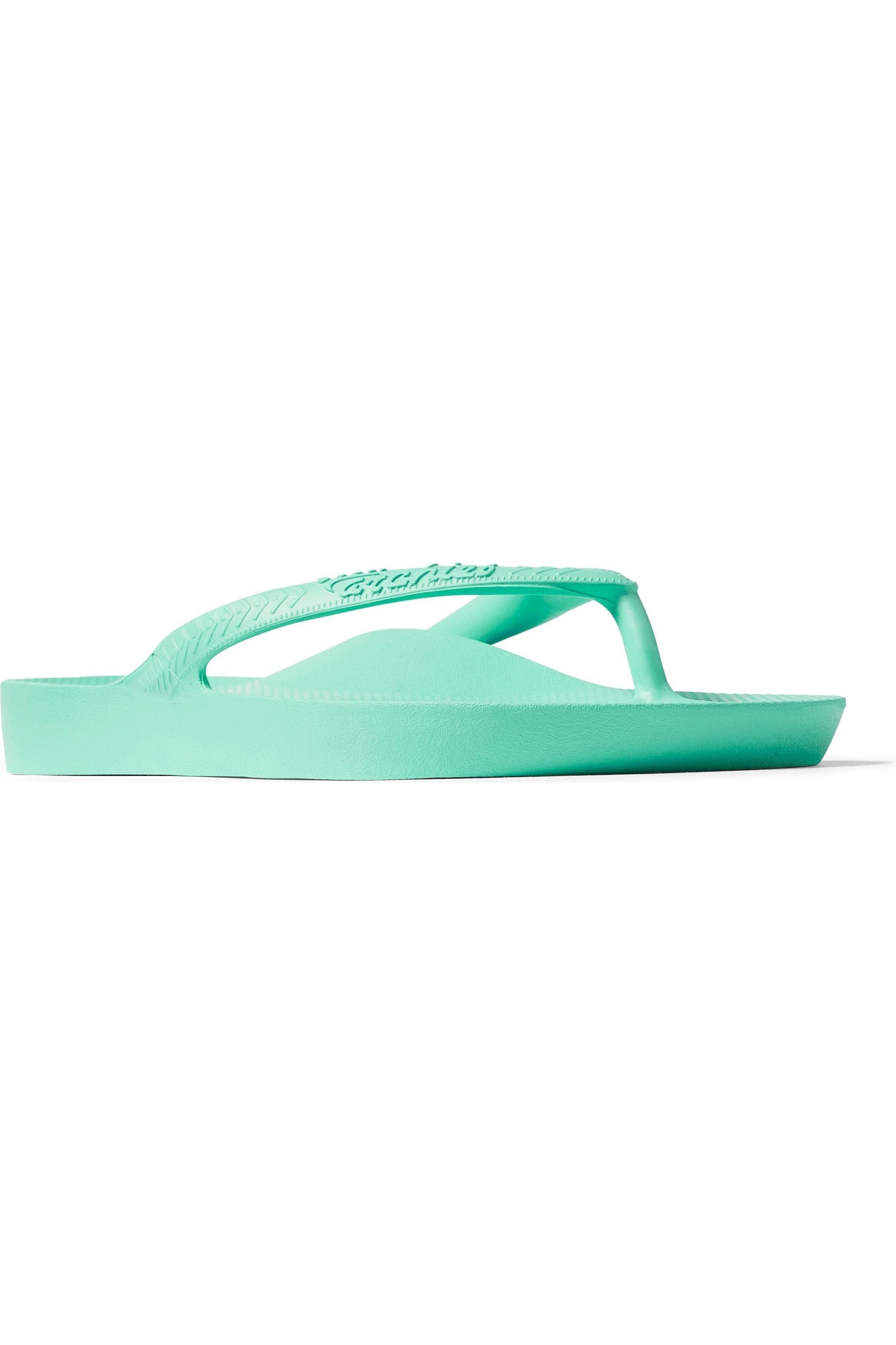 Archies Arch Support Thongs - Kids -Mint