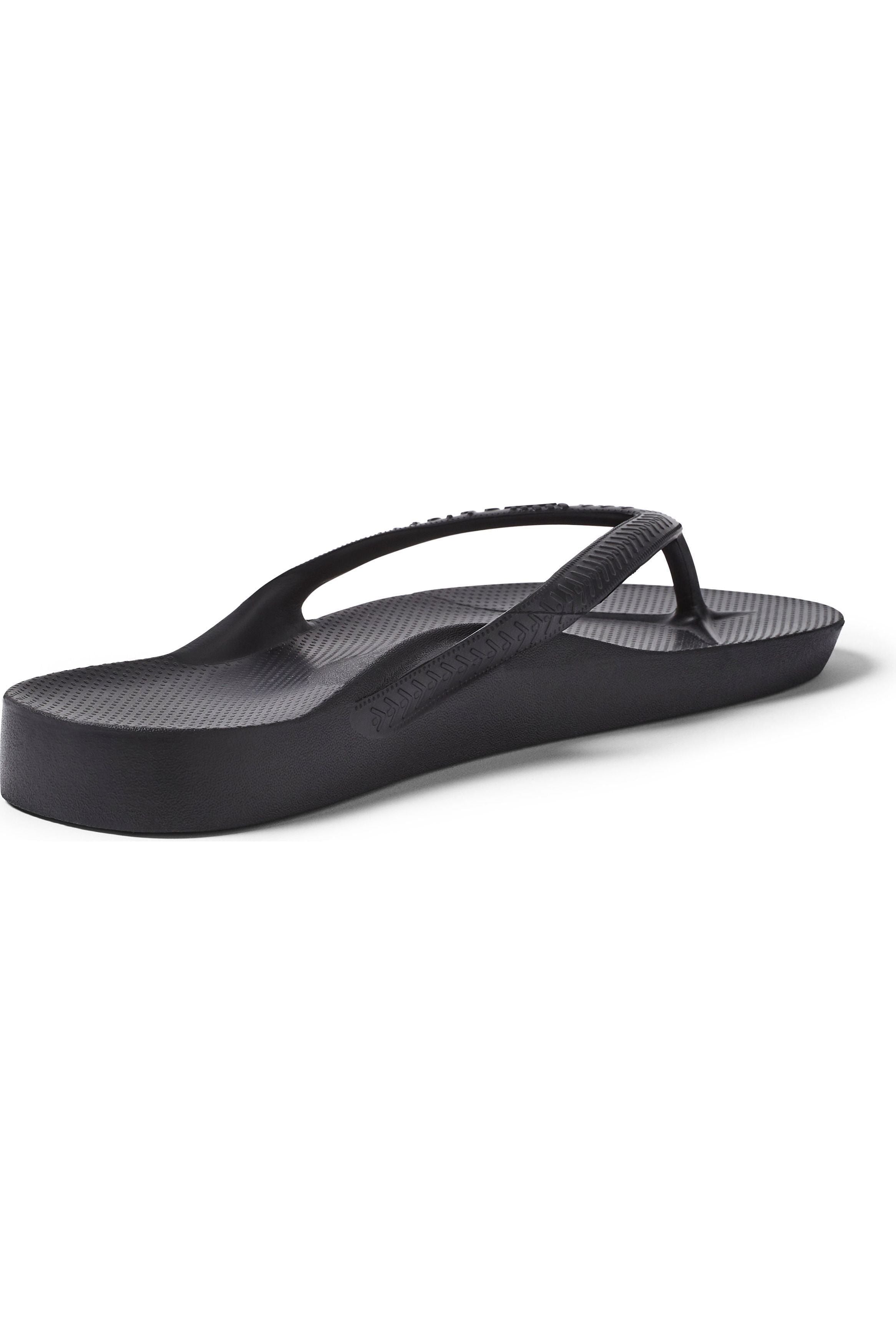 Archies Arch Support Thongs - - Kids -Black