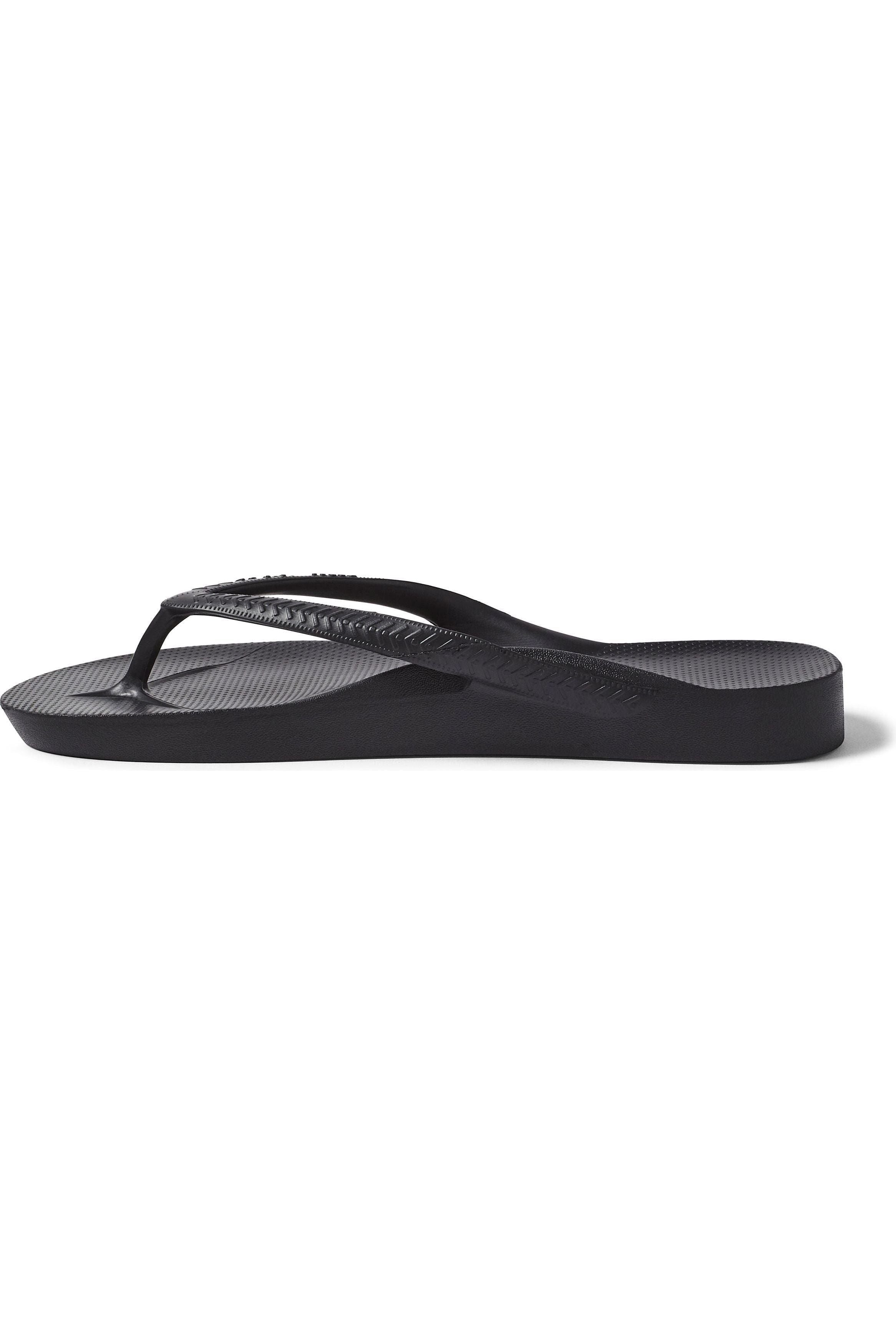 Archies Arch Support Thongs - Black