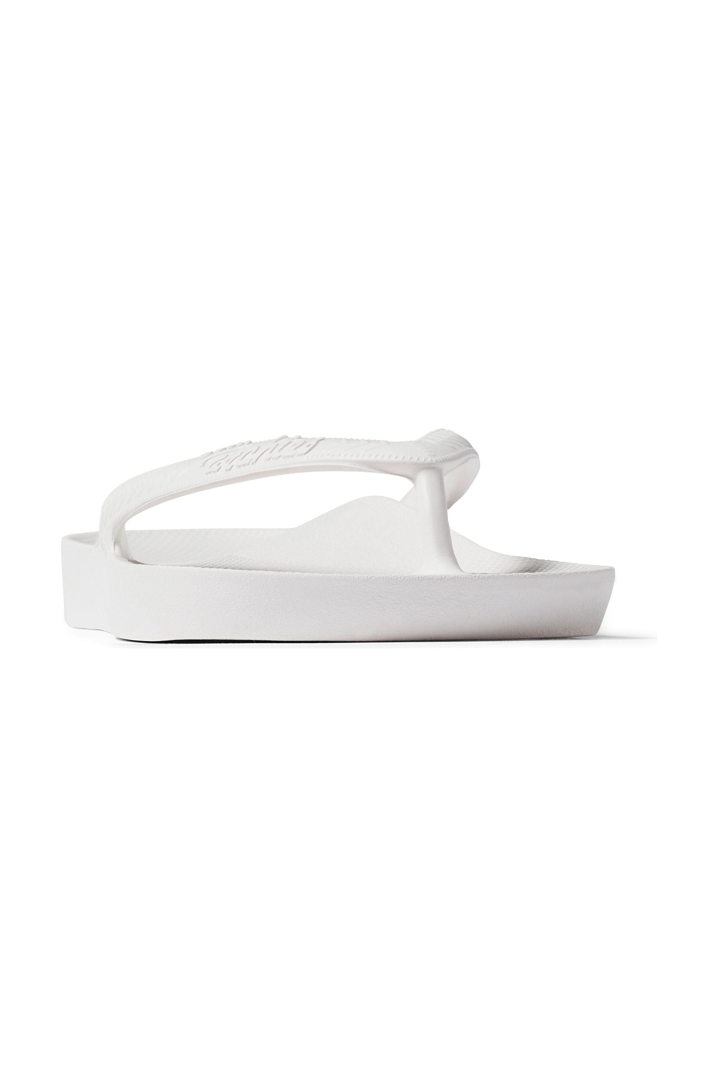 Archies Arch Support Thongs - White