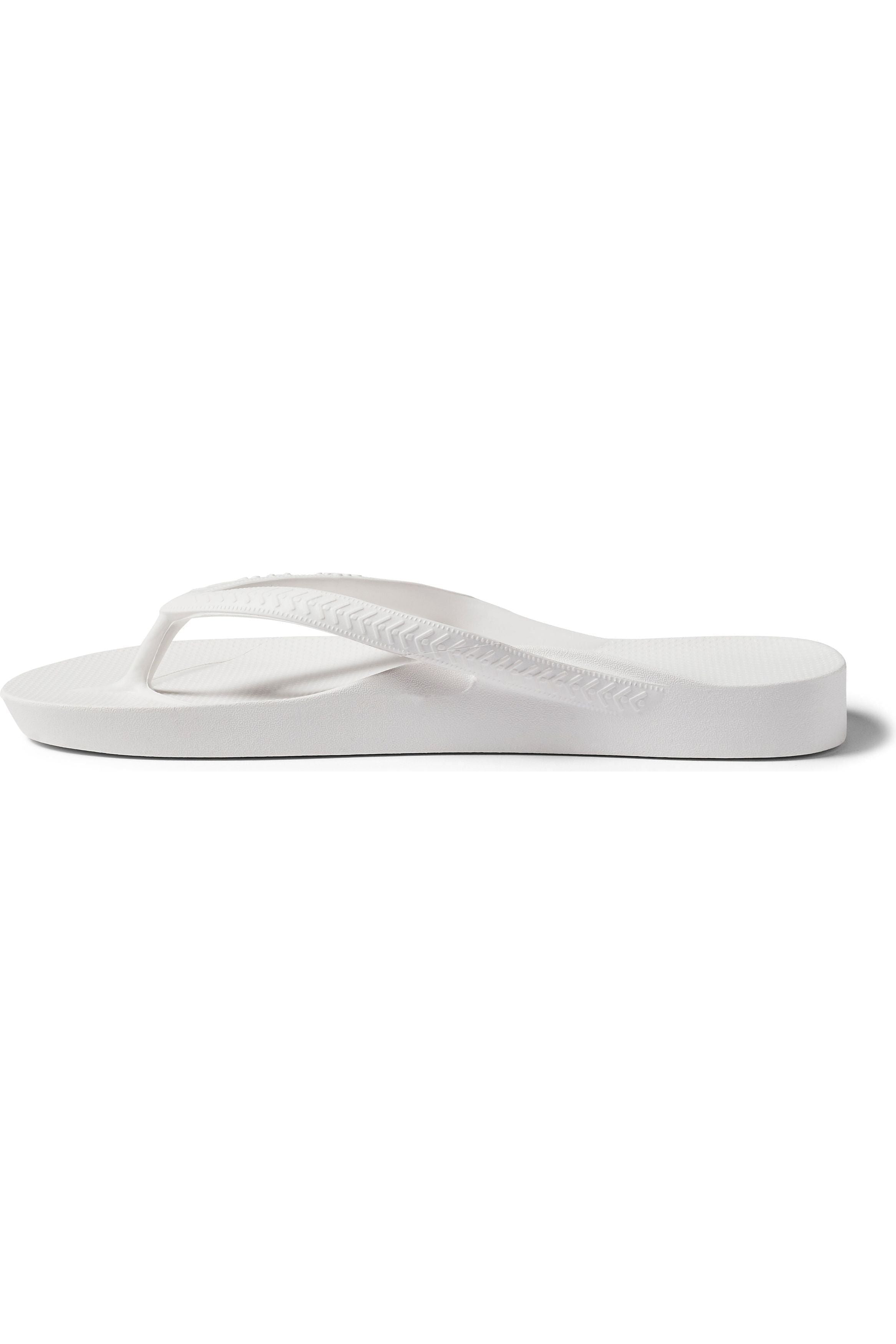 Archies Arch Support Thongs - White