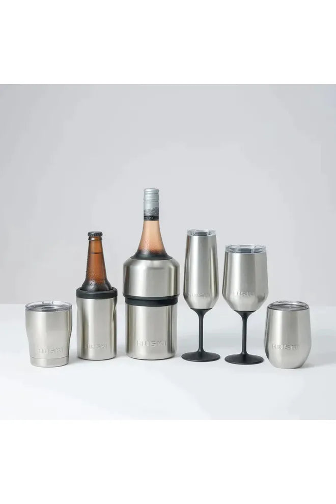 Huski Wine Tumbler 2.0 - Brushed Stainless