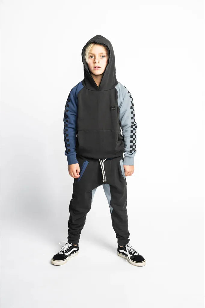 CROSSARM HOODY - SOFT BLACK