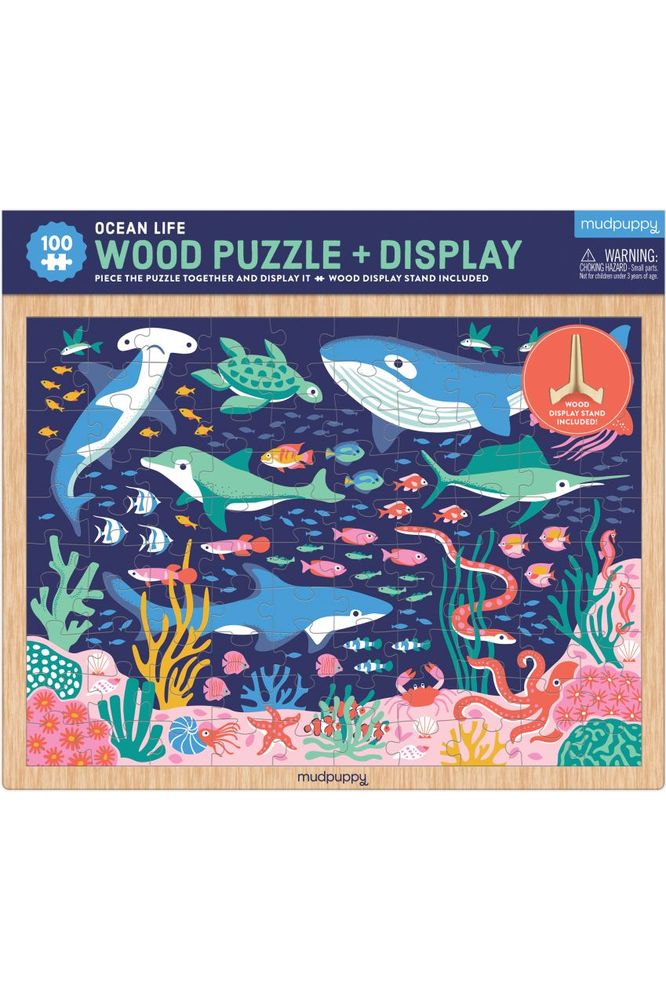 Wood Ocean Life Puzzle - 100 Pc