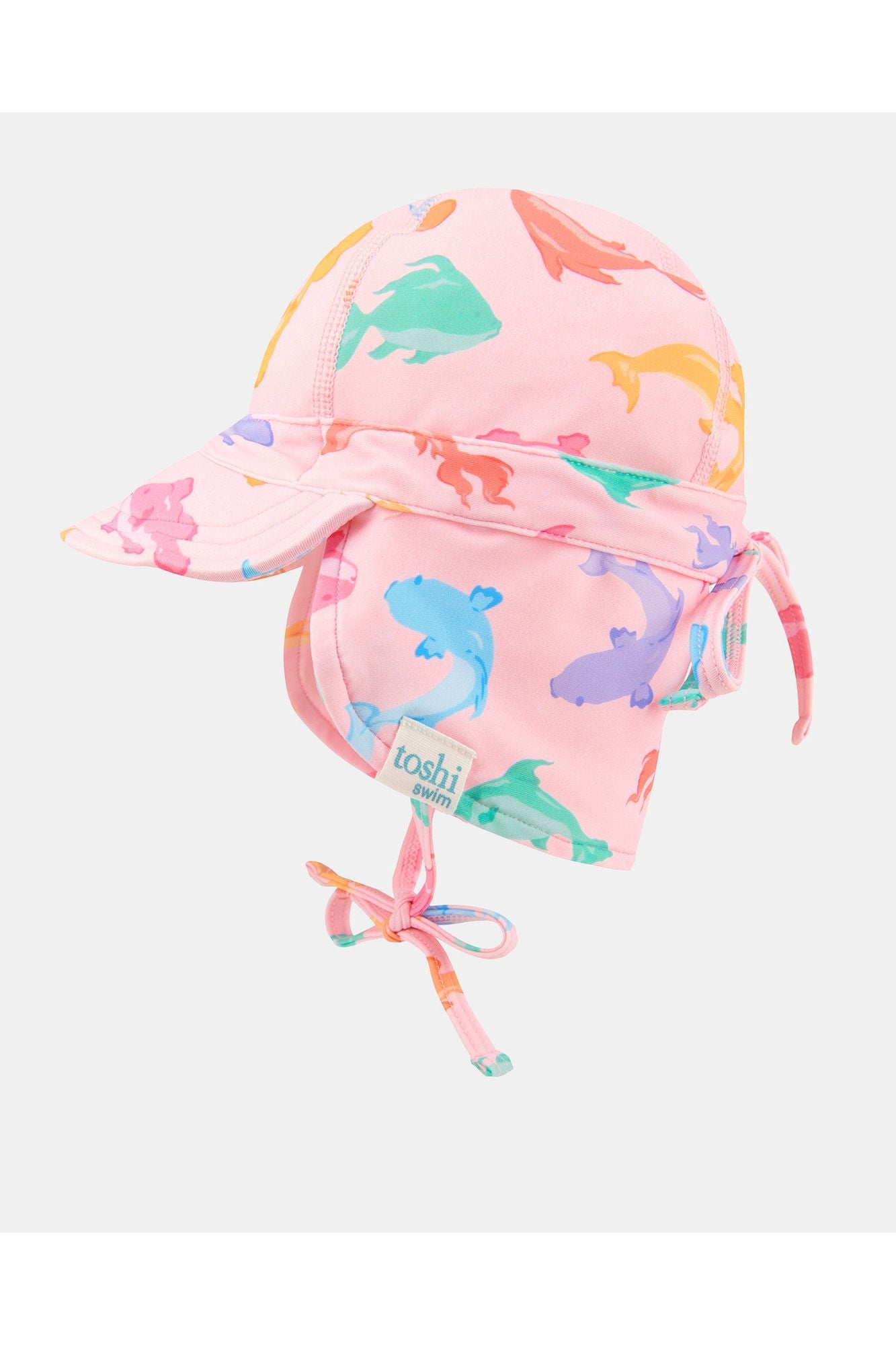 Swim Baby Flap Cap Classic Dishy Fishy