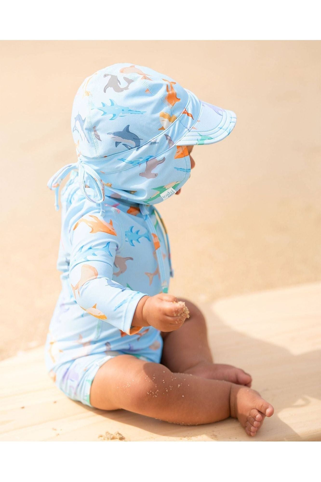 Swim Baby Onesie L/S Classic Sharky