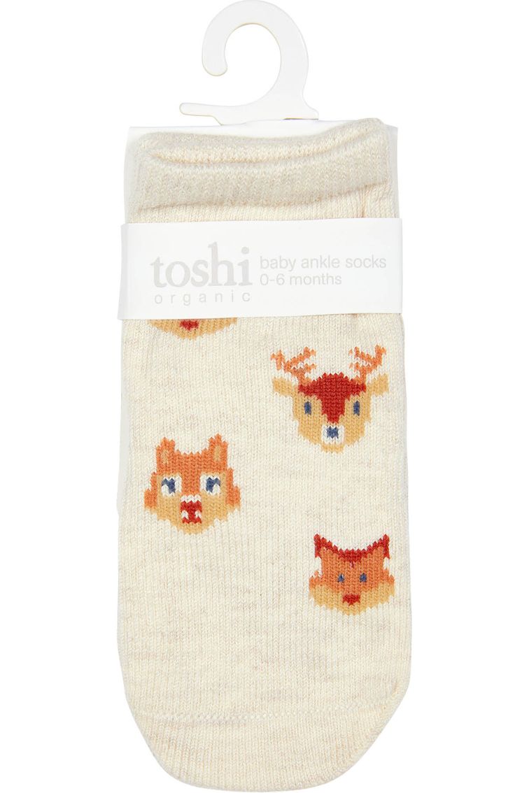 Organic Baby Socks Jacquard - Enchanted Forest