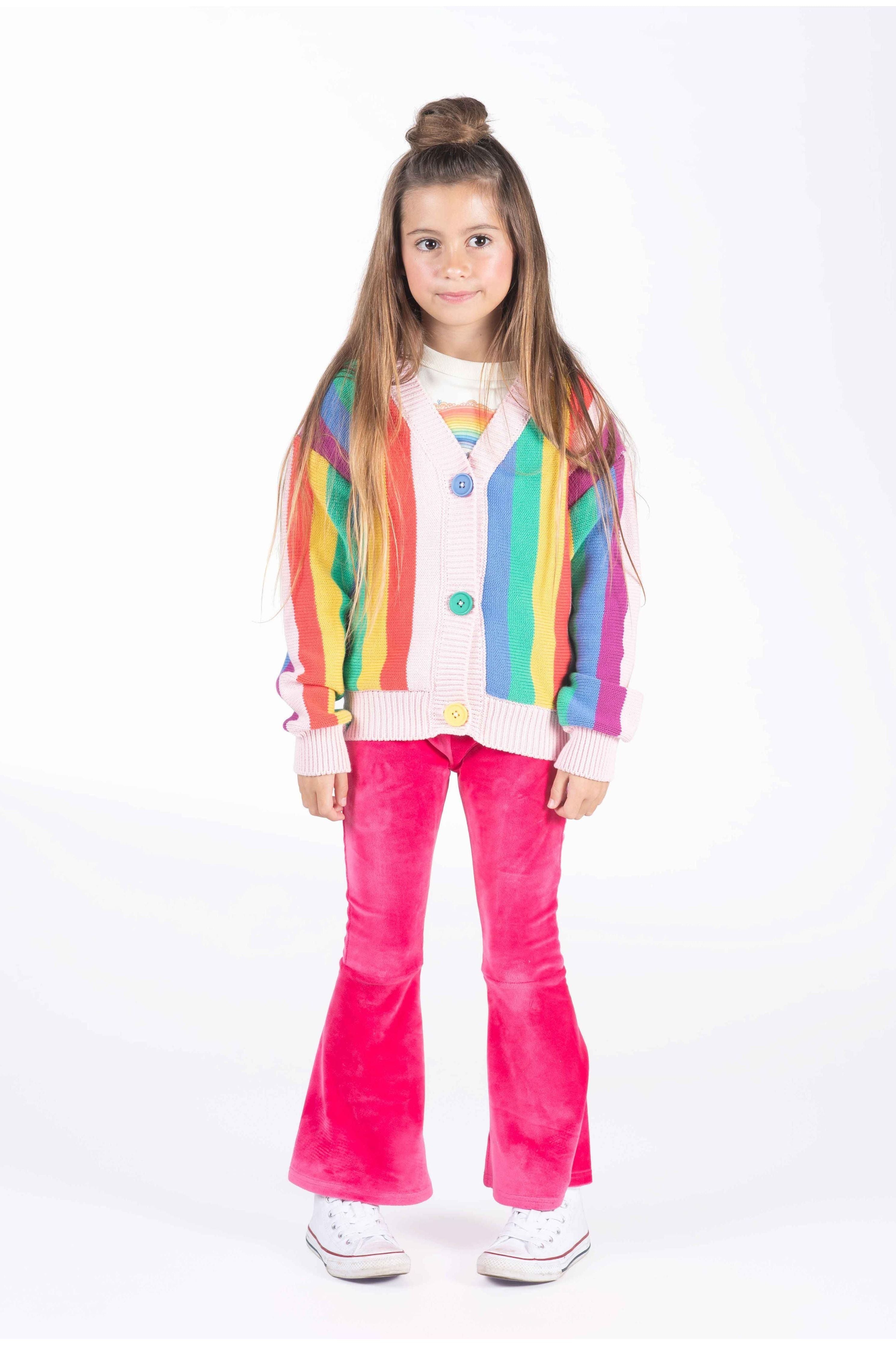 RAINBOW KNIT CARDIGAN