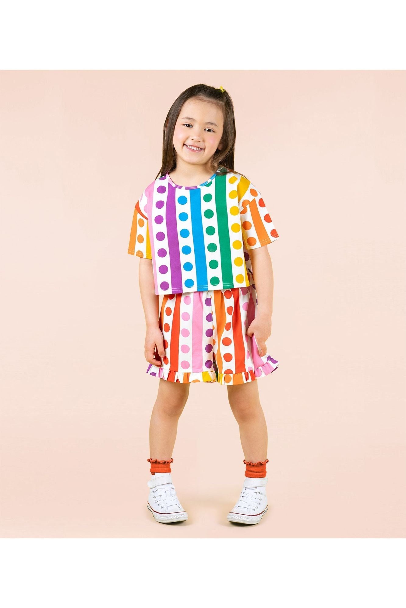 RAINBOW DROPS BOXY T-SHIRT