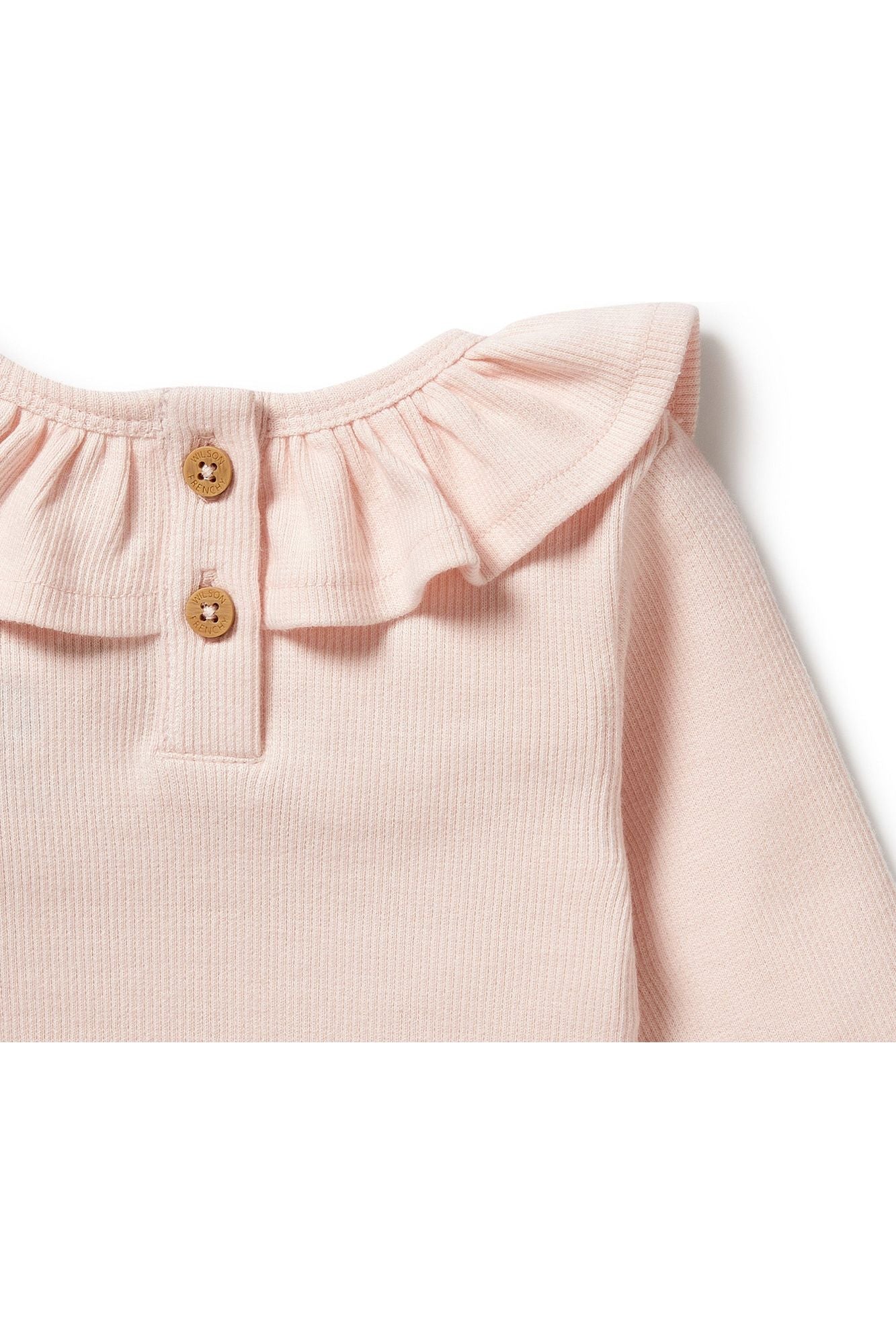 Pink Organic Ruffle Top