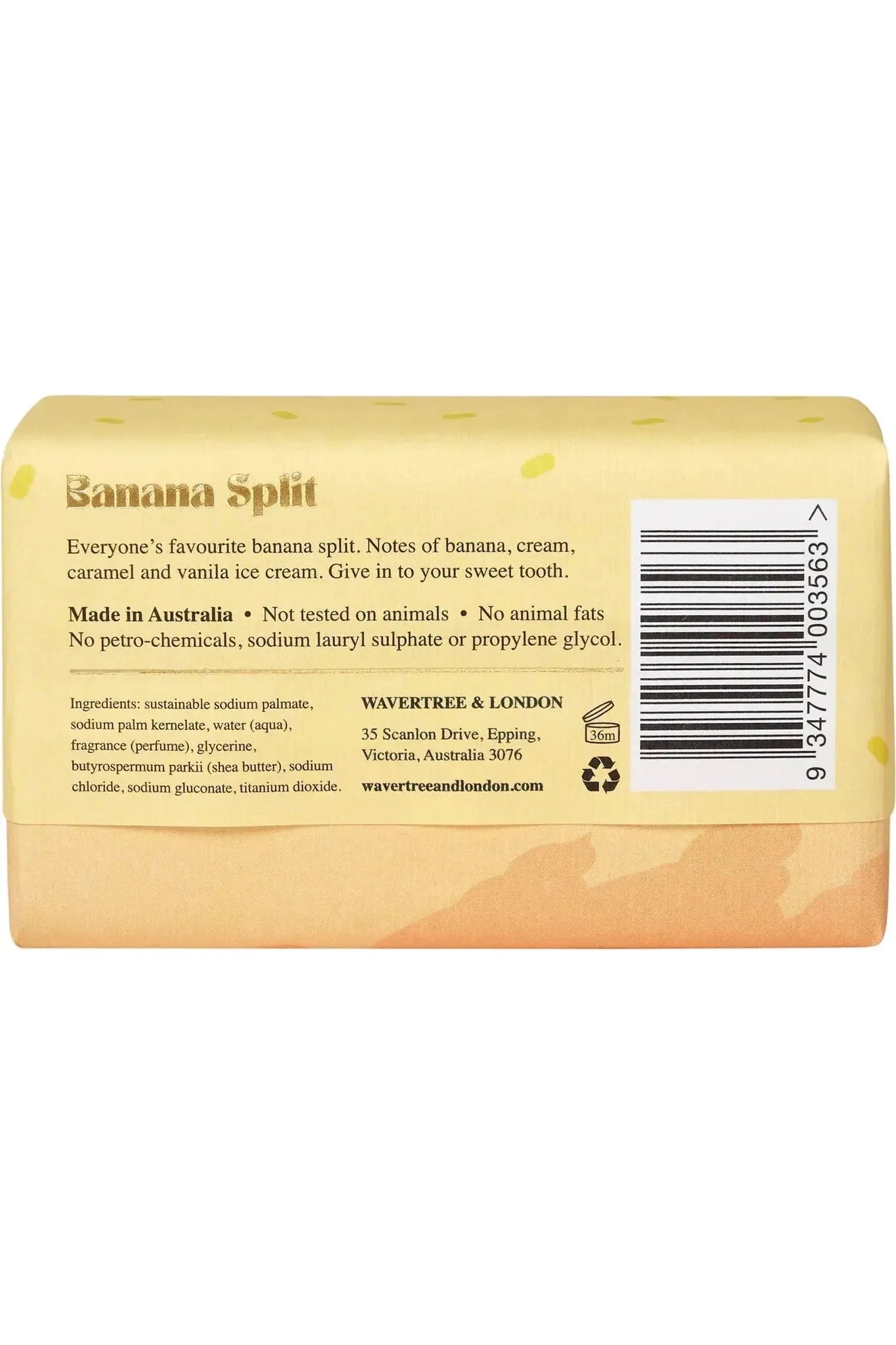 Wavertree & London Soap - Banana Split