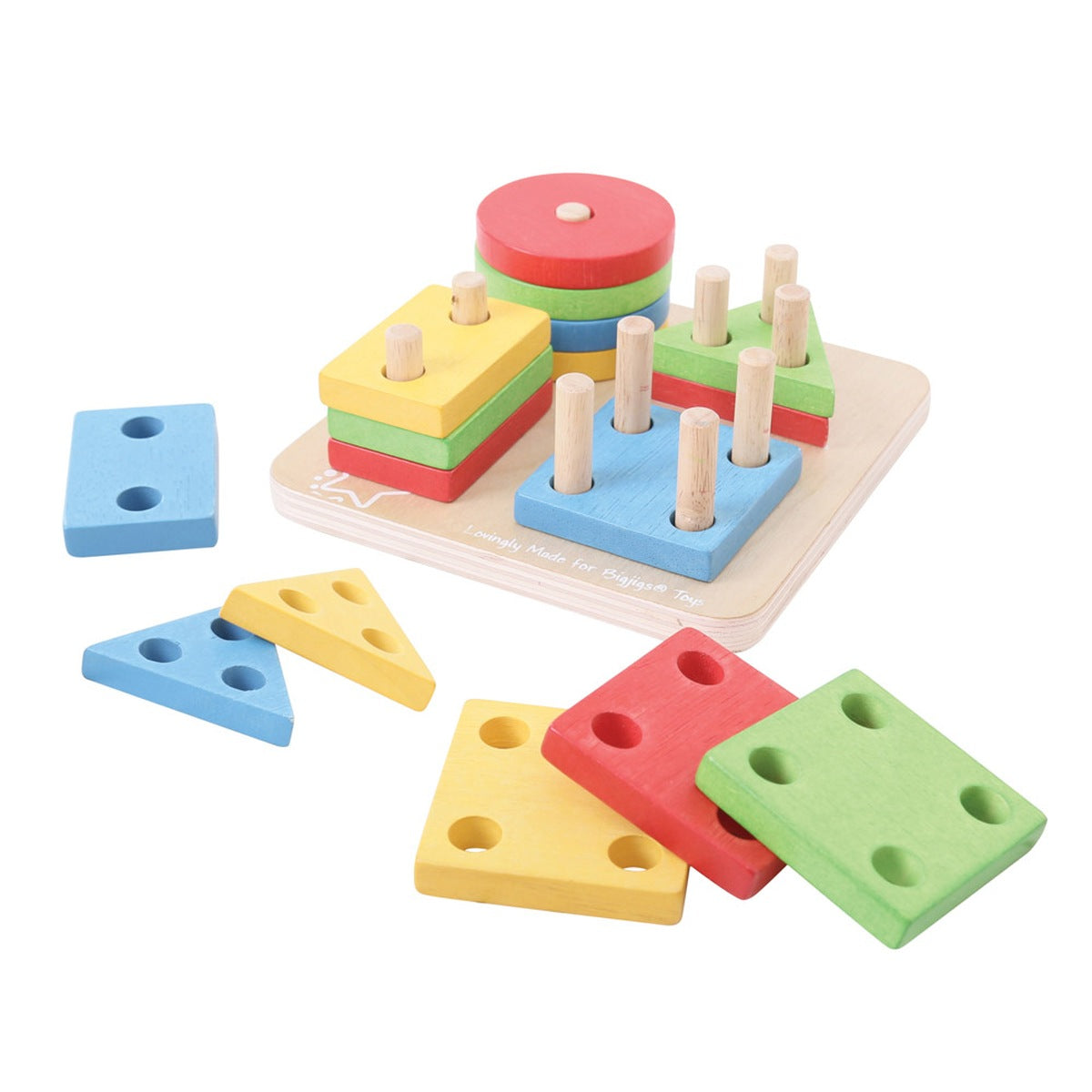 First Four Shape Sorter - Bigjigs Toys