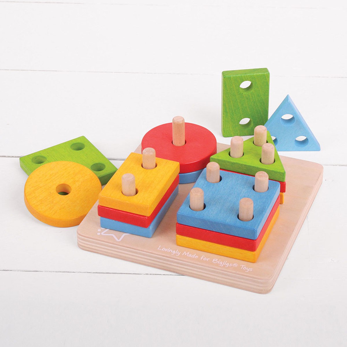 First Four Shape Sorter - Bigjigs Toys