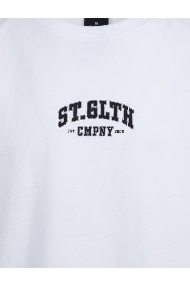 COLLEGE TEE - WHITE