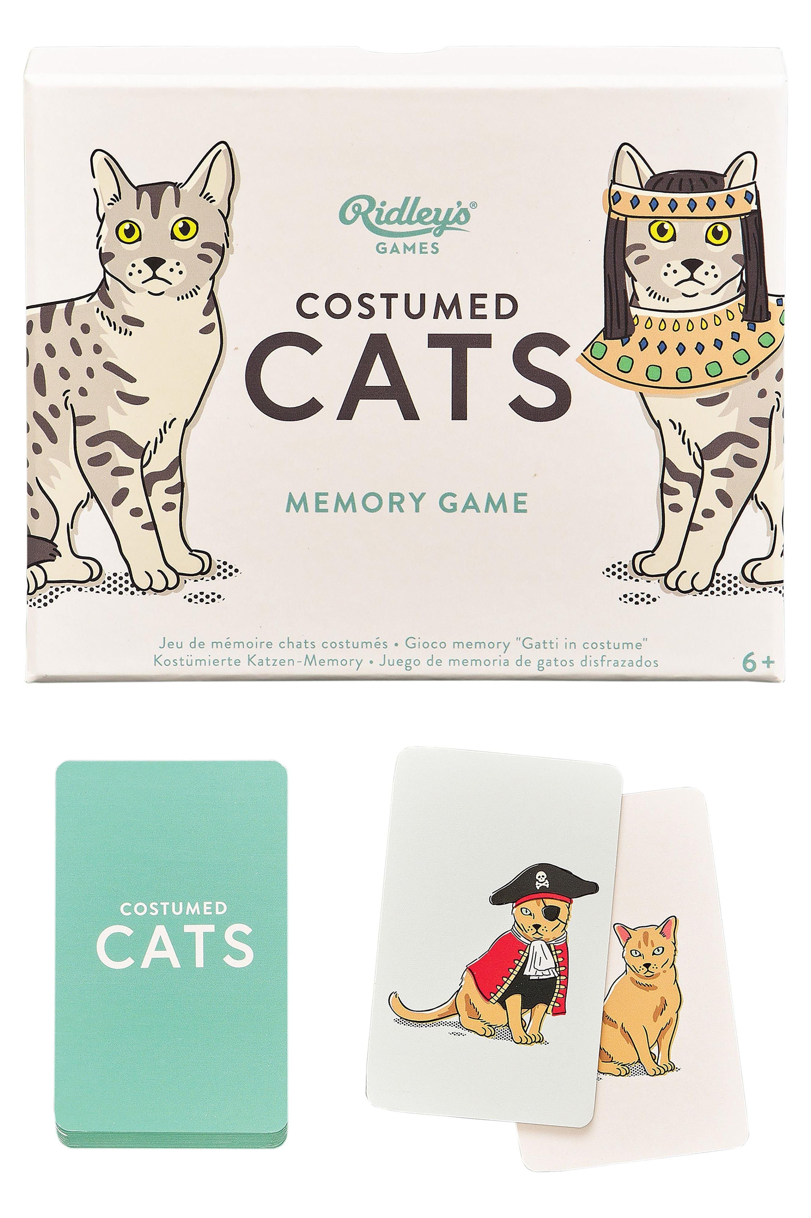 Costumed Cats Memory Game