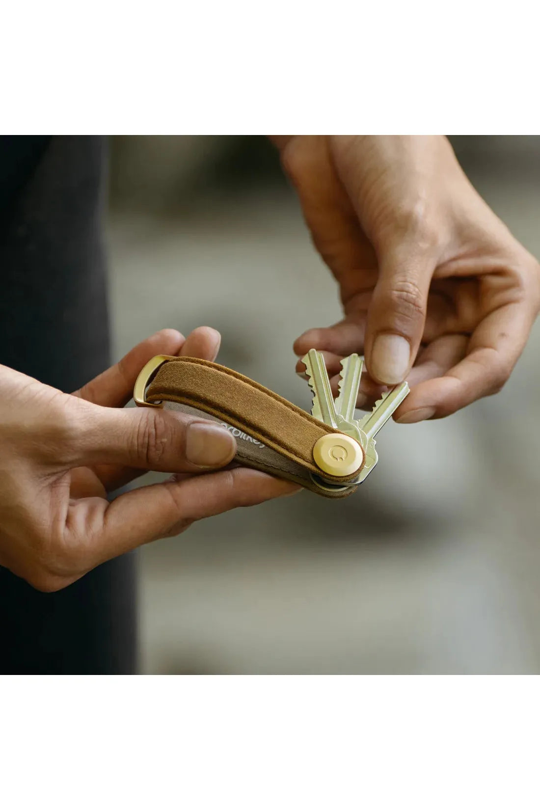 Orbitkey Waxed Canvas - Golden Sand