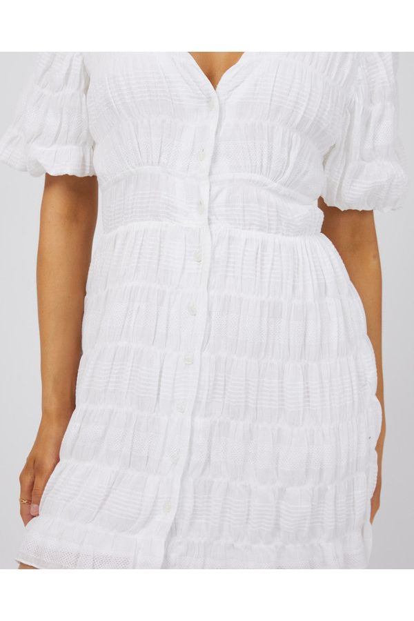 MAUDE MINI DRESS - WHITE