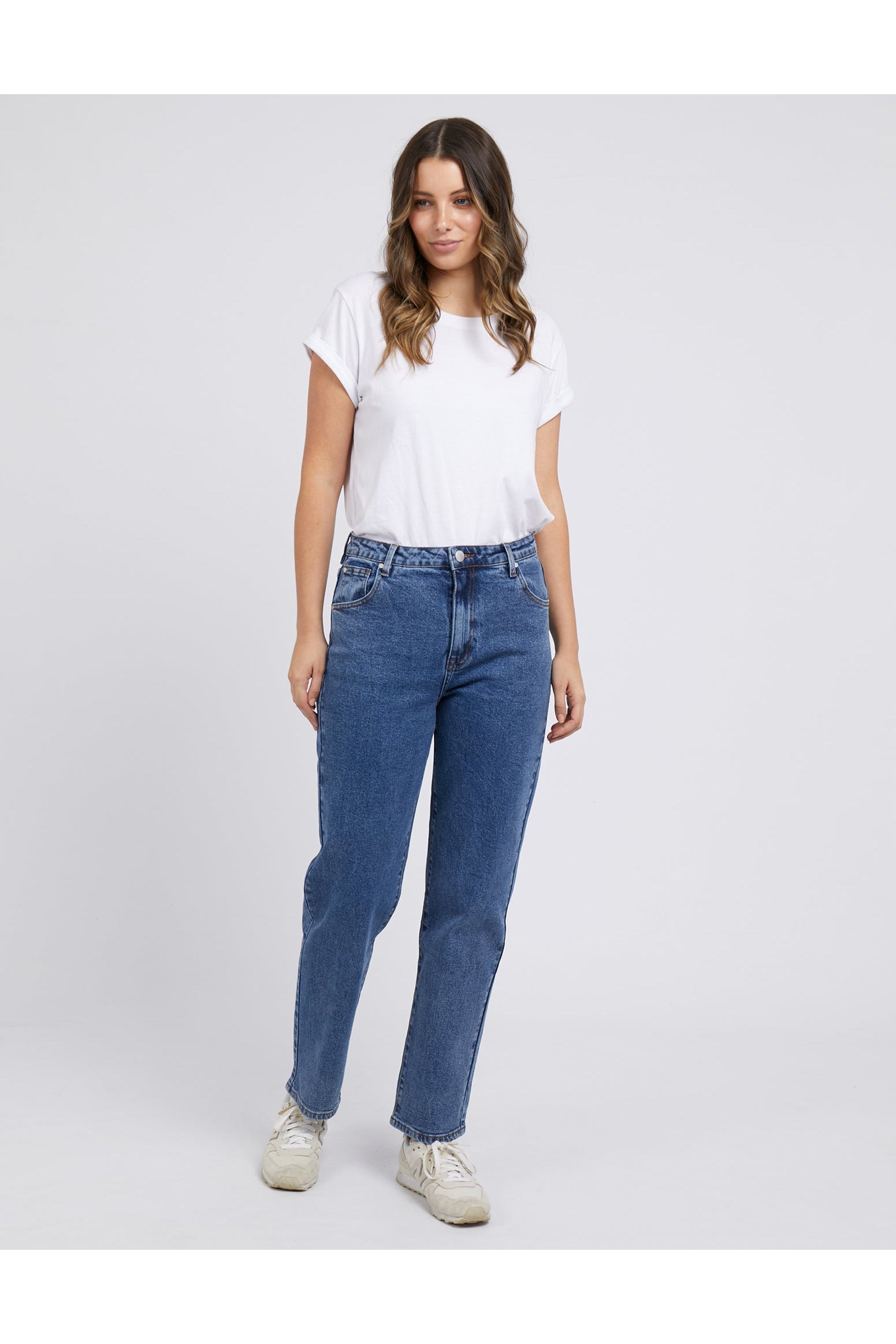 ENMORE WIDE LEG JEAN - BLUE