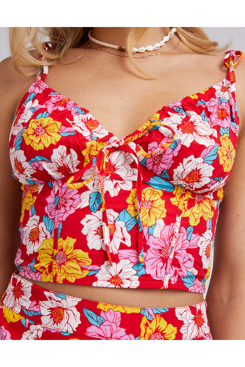 CECILLIA FLORAL TOP