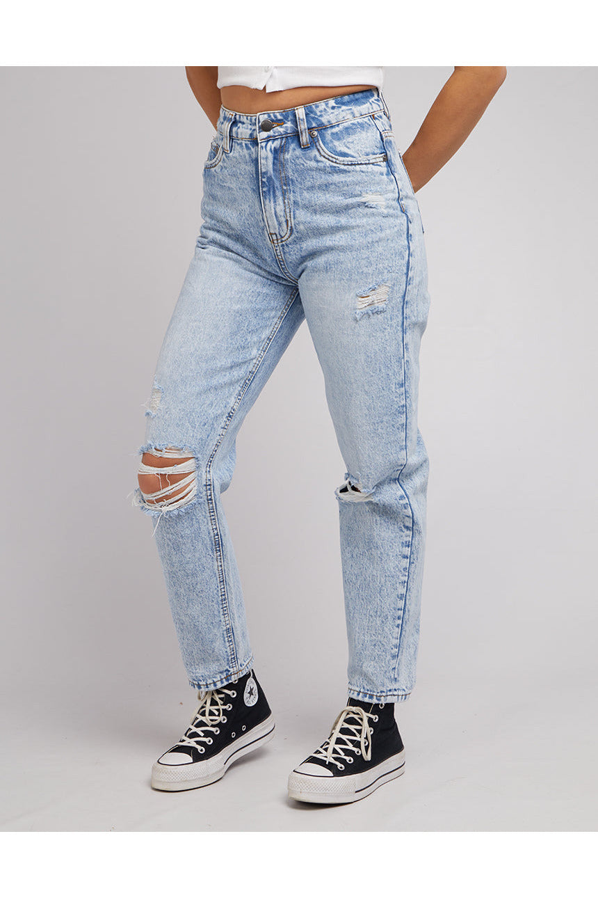 ELLEN MOM JEAN - LIGHT BLUE