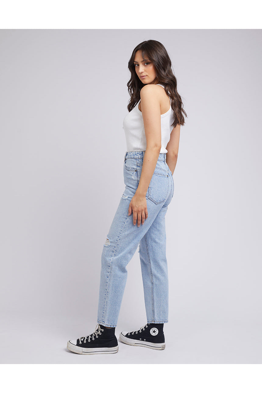 ELLEN MOM JEAN - LIGHT BLUE