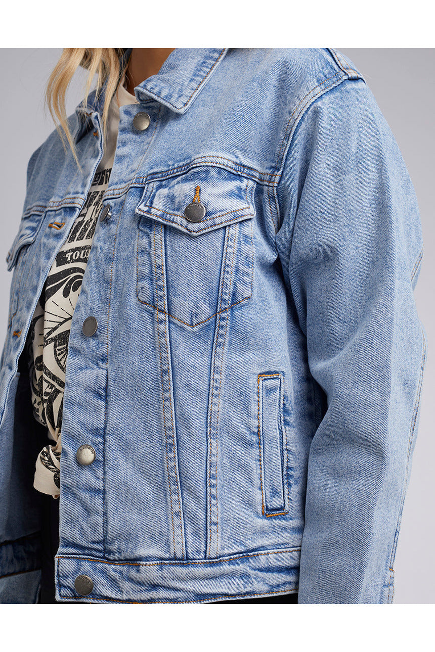 FINLEY DENIM JACKET - LIGHT BLUE