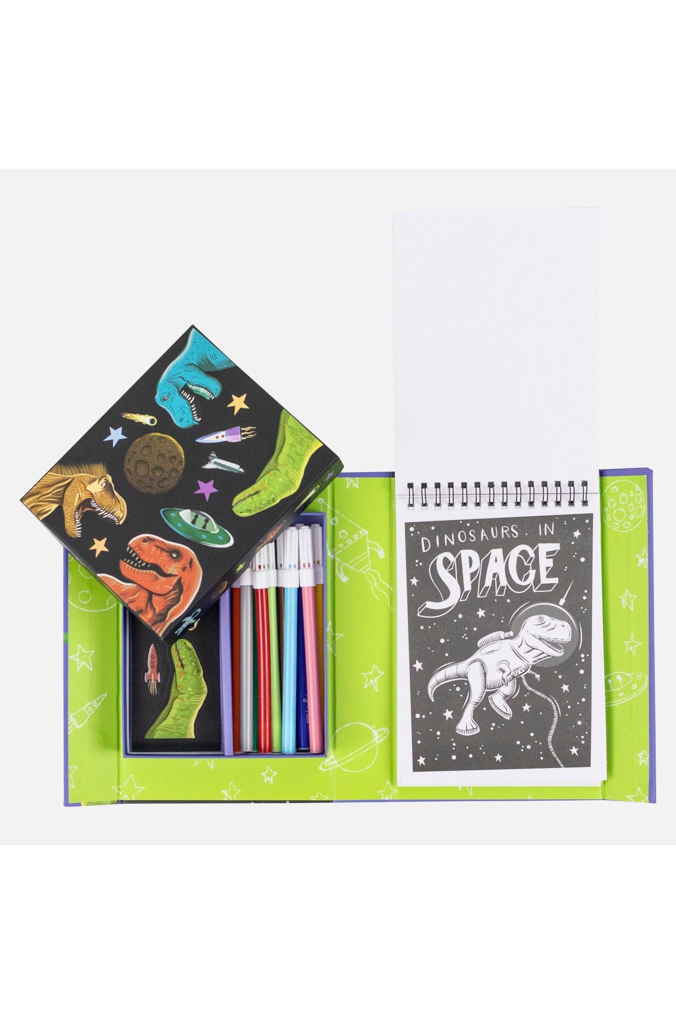 Colouring Set - Dinos in Space