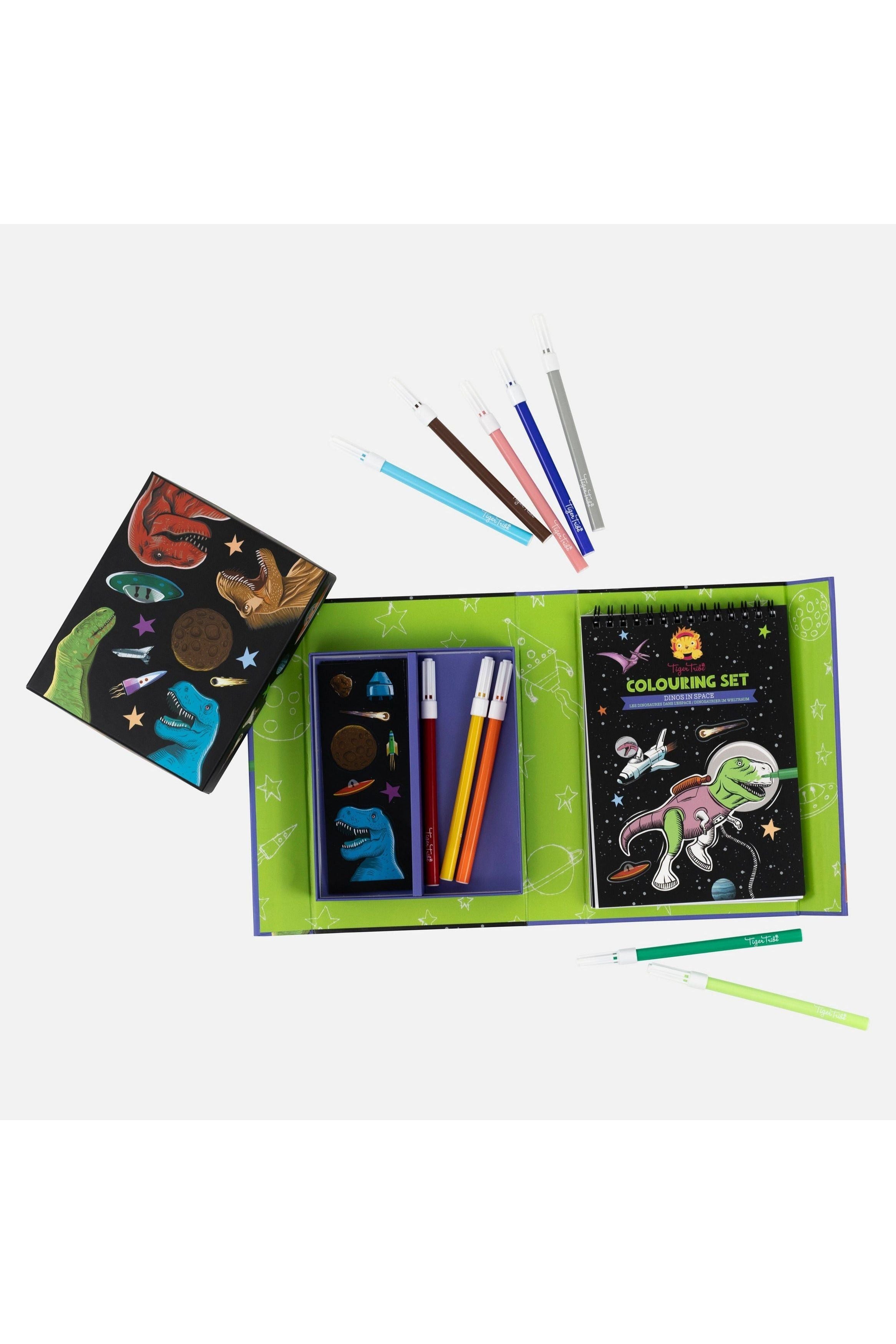 Colouring Set - Dinos in Space