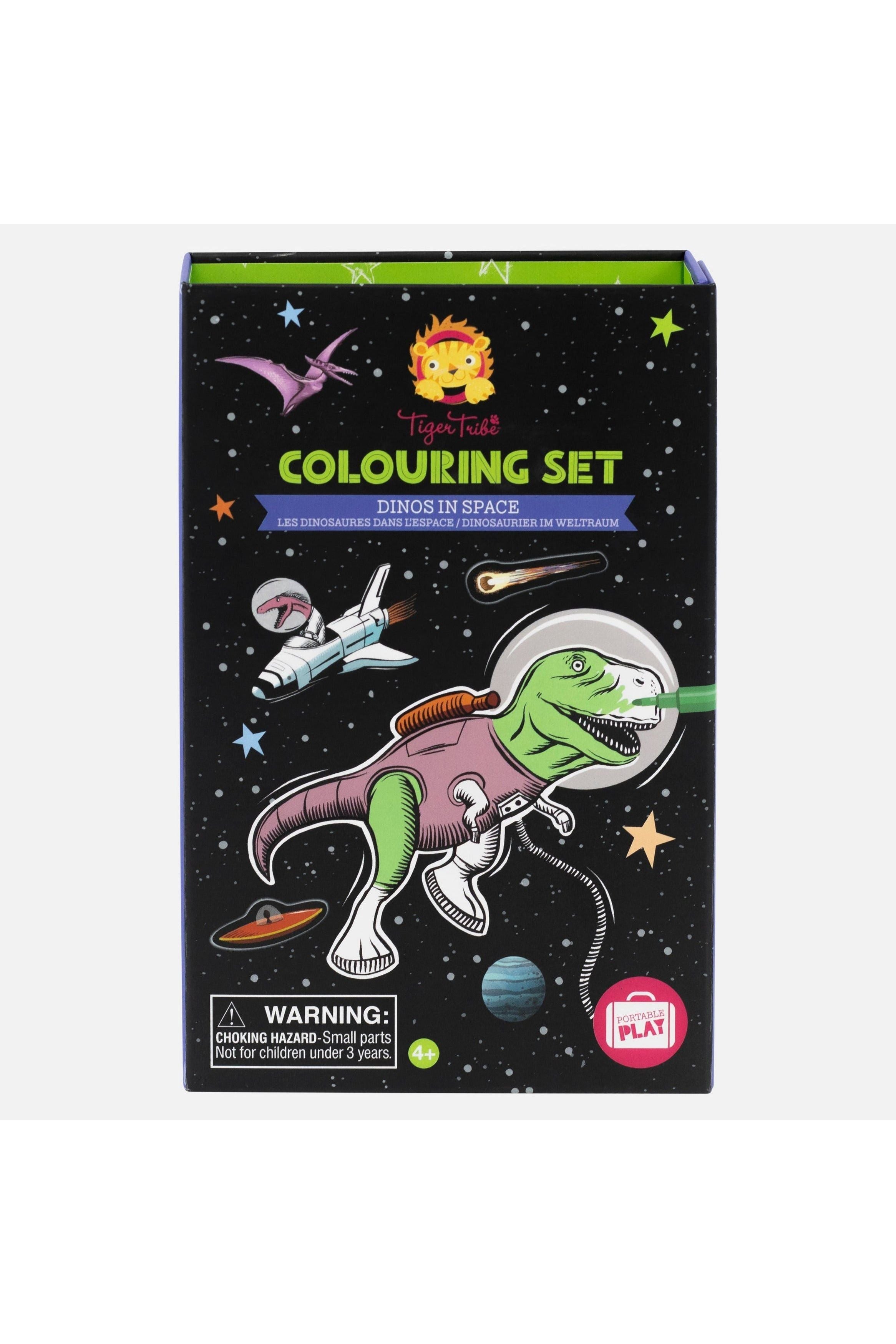 Colouring Set - Dinos in Space